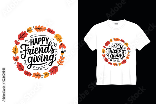 Happy thanksgiving typography t shirt design