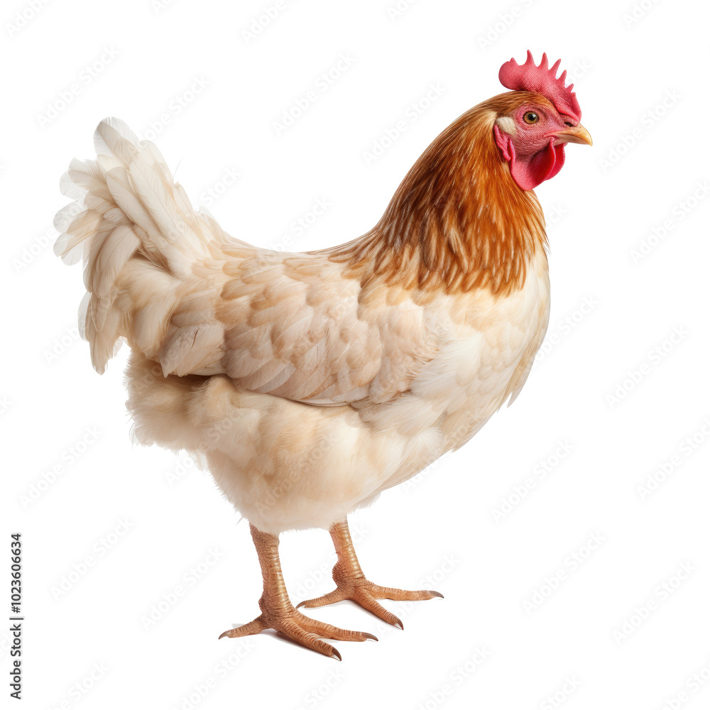 Fototapeta premium Chicken on transparent Background