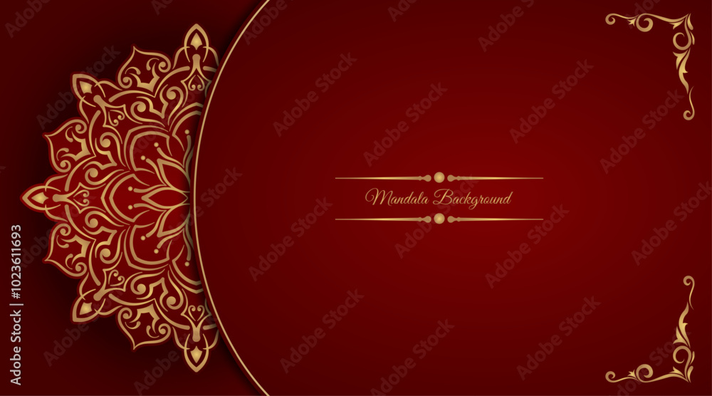 Luxury mandala background, round decoration Luxury mandala background, round decoration