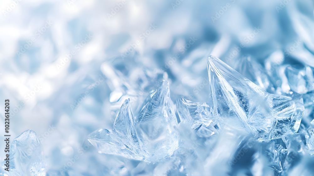 A smooth ice texture background with frosty details and transparent layers A smooth ice texture background with frosty details and transparent layers