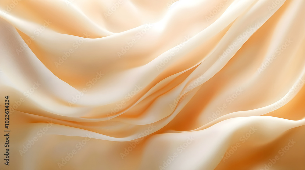 A soft cotton fabric texture background with gentle folds and a smooth feel, illustration A soft cotton fabric texture background with gentle folds and a smooth feel, illustration