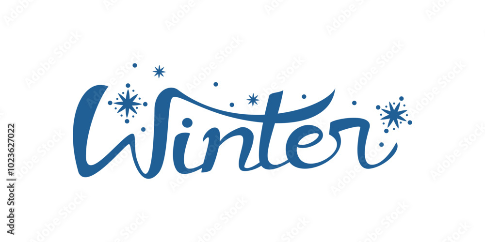 winter typography design. greeting decoration concept. winter typography design. greeting decoration concept.