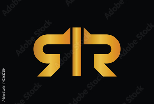 RIR, IRR, RRI royal logo design icon vector	