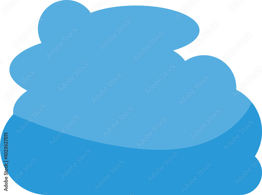 Blue Cloud Illustration Blue Cloud Illustration