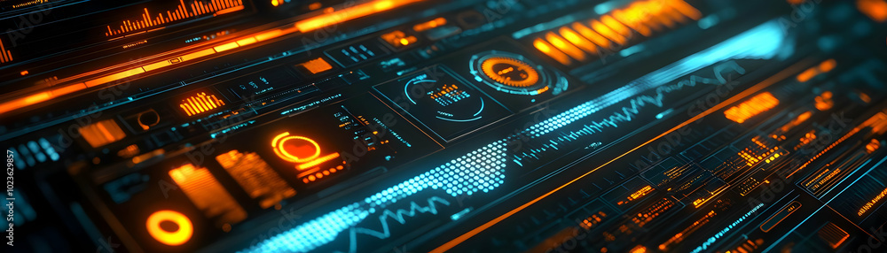Close Up of a Futuristic Budget Management System Showcasing Digital Interfaces and Holographic Displays for Advanced Financial Oversight and Strategic Budgeting in Isolated Settings Close Up of a Futuristic Budget Management System Showcasing Digital Interfaces and Holographic Displays for Advanced Financial Oversight and Strategic Budgeting in Isolated Settings