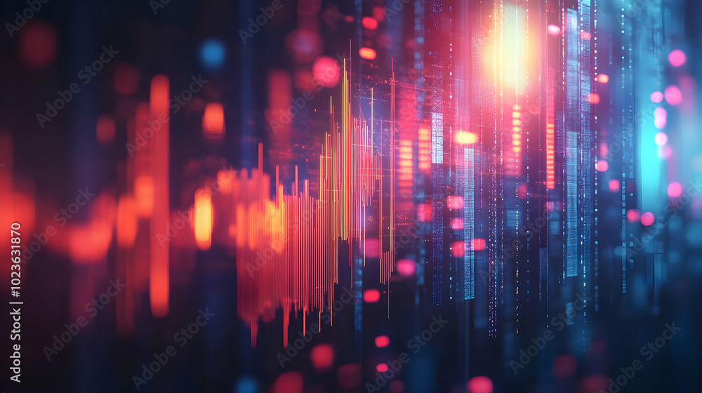 Vibrant 3D Bokeh Image Representing Financial Decision Making with Blurred Strategic Choices and Business Intelligence Elements, Ideal for Creative Projects � Copy Space Available Vibrant 3D Bokeh Image Representing Financial Decision Making with Blurred Strategic Choices and Business Intelligence Elements, Ideal for Creative Projects � Copy Space Available