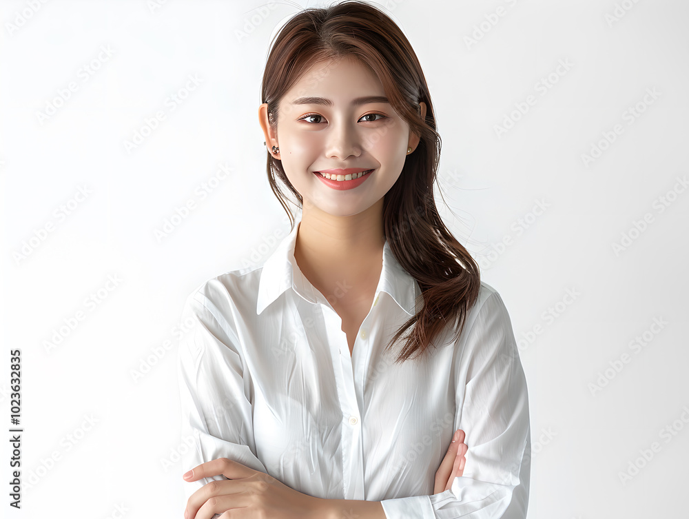 portrait of a smiling businesswoman portrait of a smiling businesswoman