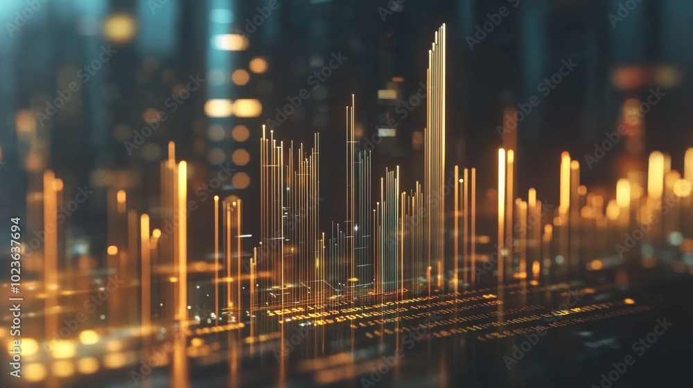 Abstract Digital Data Visualization Background Abstract Digital Data Visualization Background
