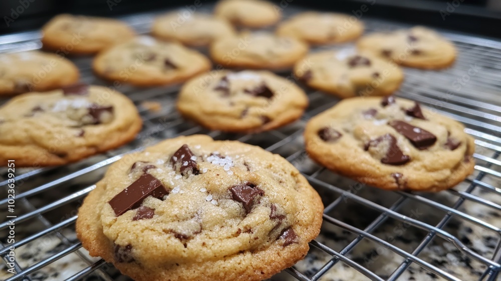 Delicious Freshly Baked Chocolate Chip Cookies Delicious Freshly Baked Chocolate Chip Cookies