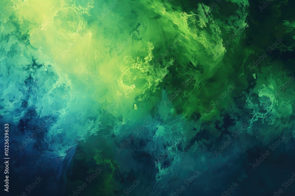Fototapeta premium Abstract vivid green and blue colors background