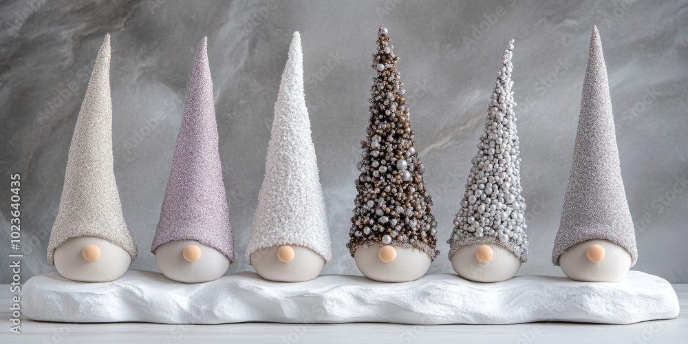 Crafting Handmade Christmas Gnome for Kids. Christmas or New Year Home decor Crafting Handmade Christmas Gnome for Kids. Christmas or New Year Home decor