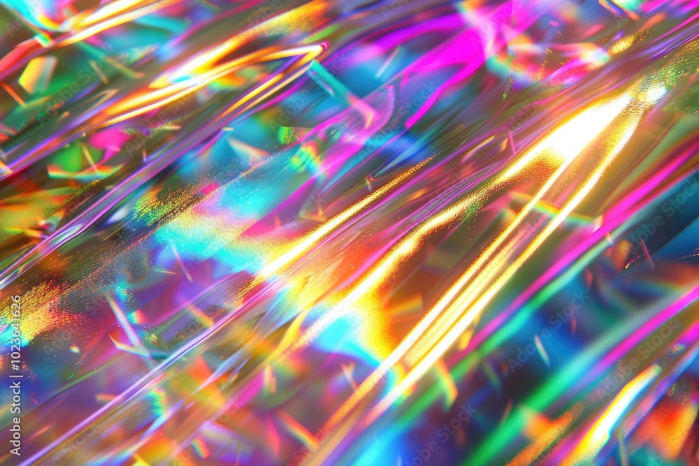Blurry holographic disco streaks texture background Blurry holographic disco streaks texture background