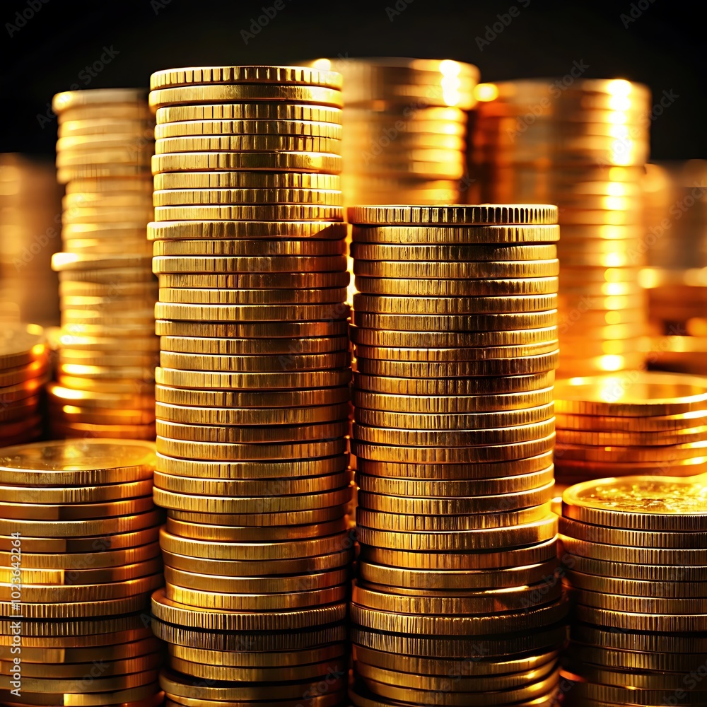 gold coins, stacks of gold coins, shiny golden coins, gold coins, stacks of gold coins, shiny golden coins,