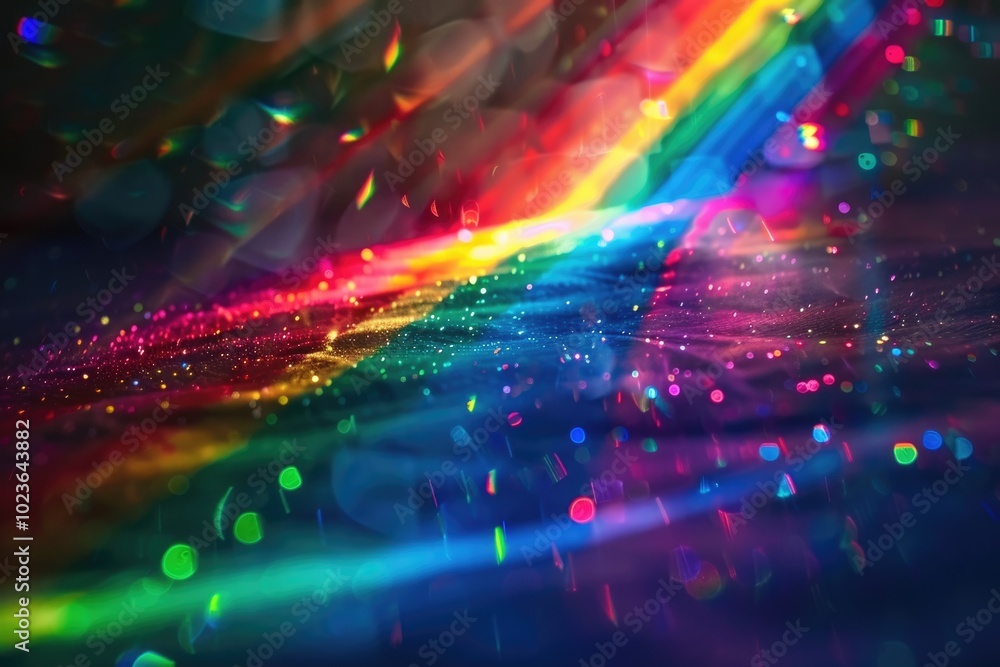 Colourful rainbow colour hologram. Colourful rainbow colour hologram.