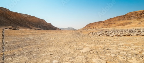 Breathtaking Landscapes And Views In A Desert Near The Dead Sea Ruins On The Mount Masada And Some Bedouin Camp Photos