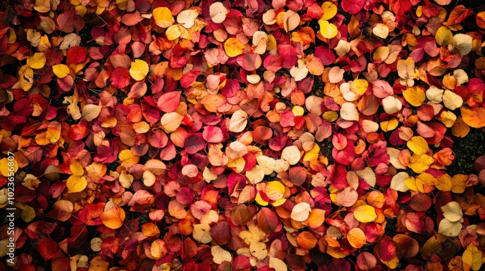 A Colorful Carpet of Autumn Leaves A Colorful Carpet of Autumn Leaves