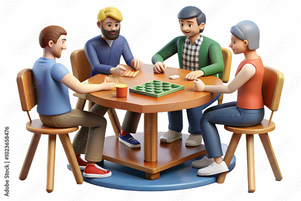 Candid Shot of Millennials Playing Board Games in Cozy Caf? - Perfect for Promoting Social Activities, Relaxed Atmosphere, and Caf? Events Candid Shot of Millennials Playing Board Games in Cozy Caf? - Perfect for Promoting Social Activities, Relaxed Atmosphere, and Caf? Events
