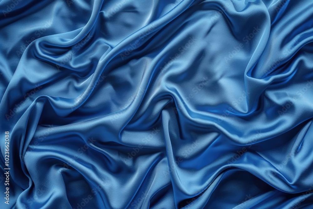 Fototapeta premium blue fabric cloth background texture