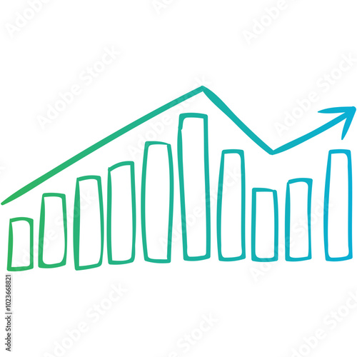 : Business infographics icons with different diagram vector illustration. Abstract data visualization, marketing charts and graphs. Business statistics, planning and analytics, forecasting growth rate