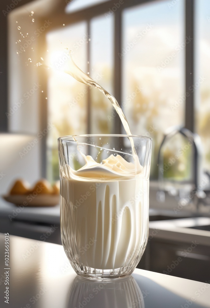 close image creamy dairy pouring smoothly into clear glass capturing every detail liquid flow, calcium, drink, droplets, energy, flavor, fresh, freshness close image creamy dairy pouring smoothly into clear glass capturing every detail liquid flow, calcium, drink, droplets, energy, flavor, fresh, freshness