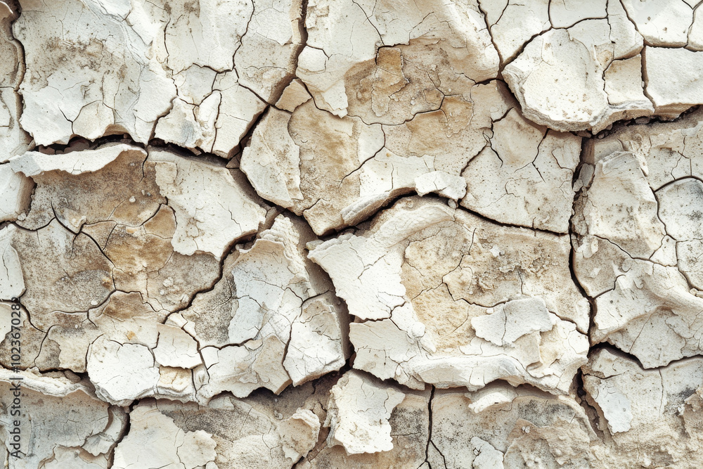 A cracked and weathered surface, possibly a rock or a wall A cracked and weathered surface, possibly a rock or a wall