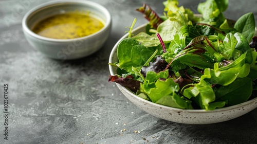 Fresh and Vibrant Soursop Salad and Vinaigrette on a Modern Kitchen Table