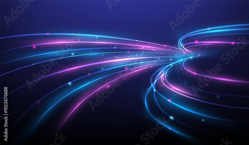 arrow high speed wireless internet technology background. vector illustration fantastic technology.