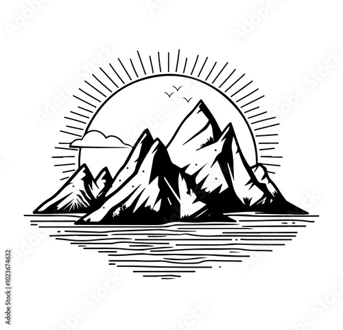 Berge Mountain Set Gebirge Natur