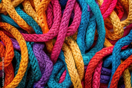 Vibrant colorful laces in pile Vibrant colorful laces in pile Vibrant colorful laces in pile