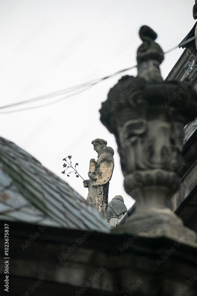 Fototapeta premium architecture of an old European city. Lviv. Ukraine 