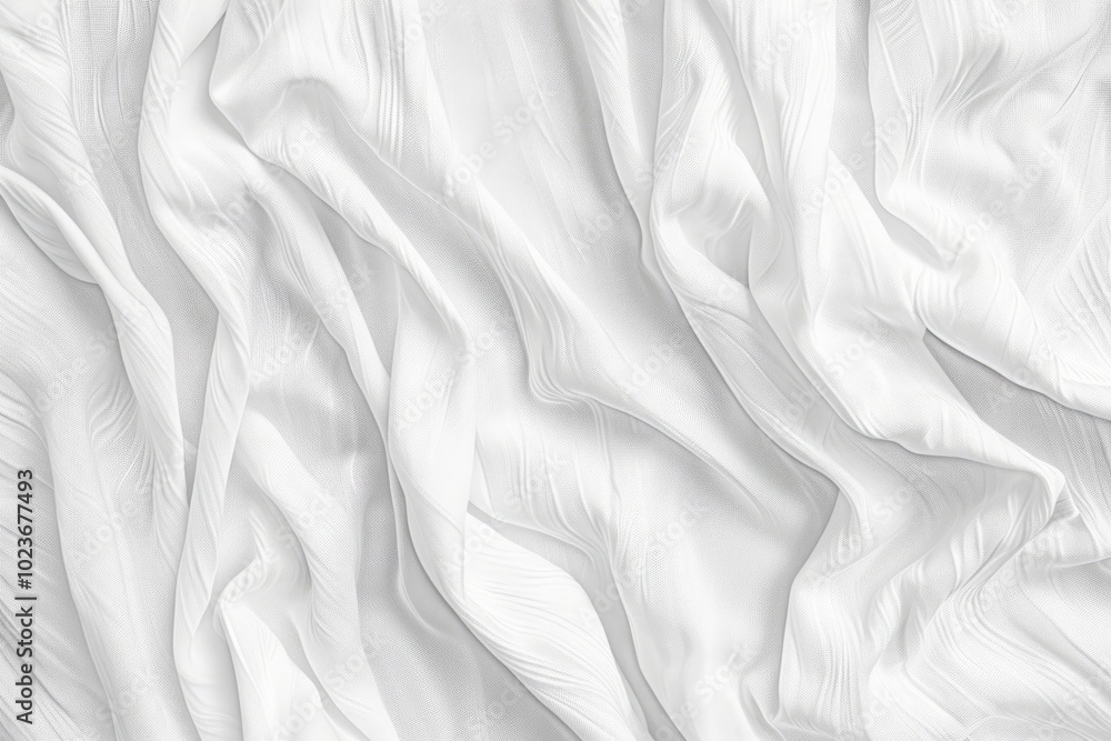 Obraz premium White canvas texture for background.