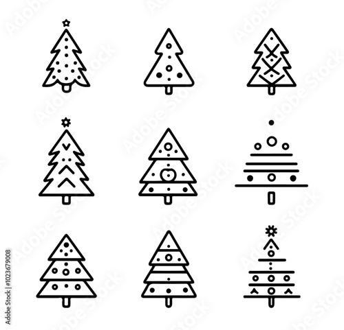 Tannenbaum Set Baum Christmas Weihnachten
