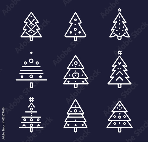 Tannenbaum Set Baum Christmas Weihnachten