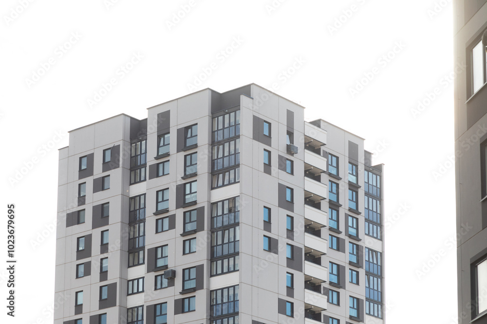 High-rise apartment buildings in a modern residential area highlighting rental opportunities and property insurance options High-rise apartment buildings in a modern residential area highlighting rental opportunities and property insurance options