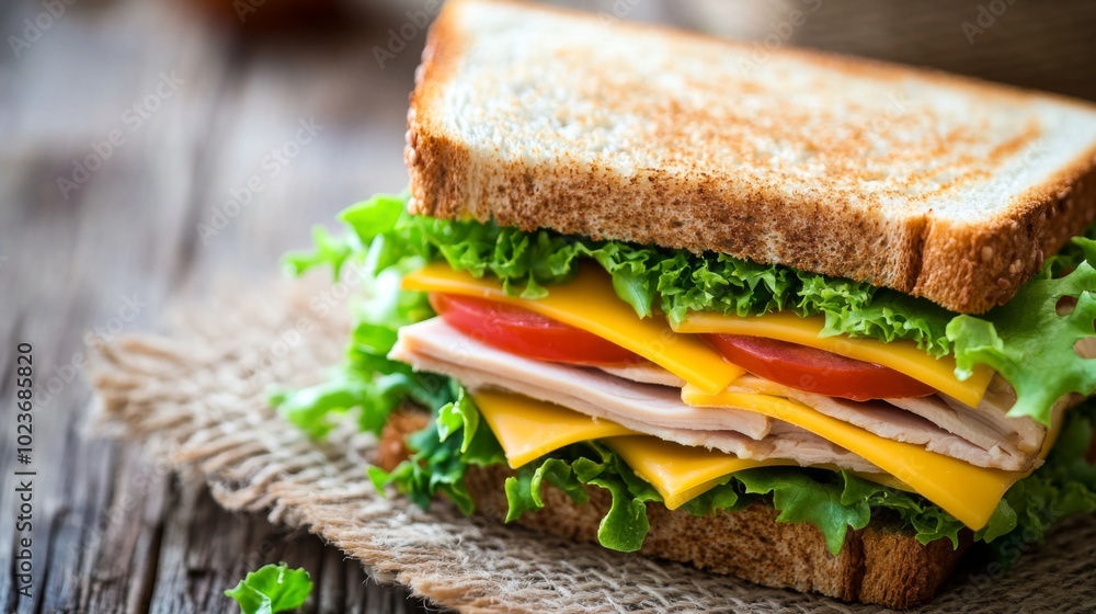 Fresh and Delicious Grilled Sandwich with Veggies Fresh and Delicious Grilled Sandwich with Veggies