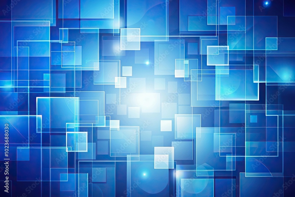 Abstract blue background with squares and rectangles Abstract blue background with squares and rectangles