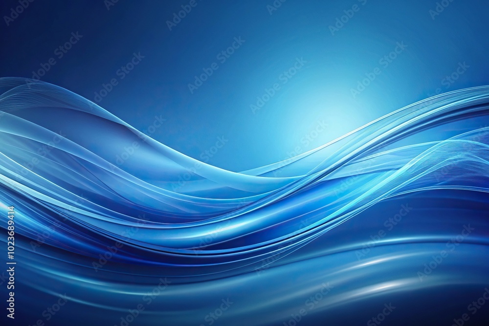 Abstract blue swoosh background with elegant waves Abstract blue swoosh background with elegant waves