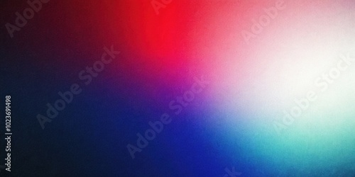 Abstract gradient design featuring smooth blend of rich red and deep blue tones with hints of light green creating a vibrant yet calming atmosphere suitable for modern digital backgrounds