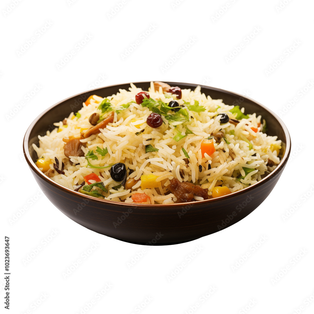 pulao rice on a wooden bowl indian food transparent background
pulao rice on a wooden bowl indian food transparent background