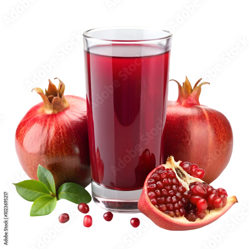 A glass of red liquid next to a glass of red liquid photo