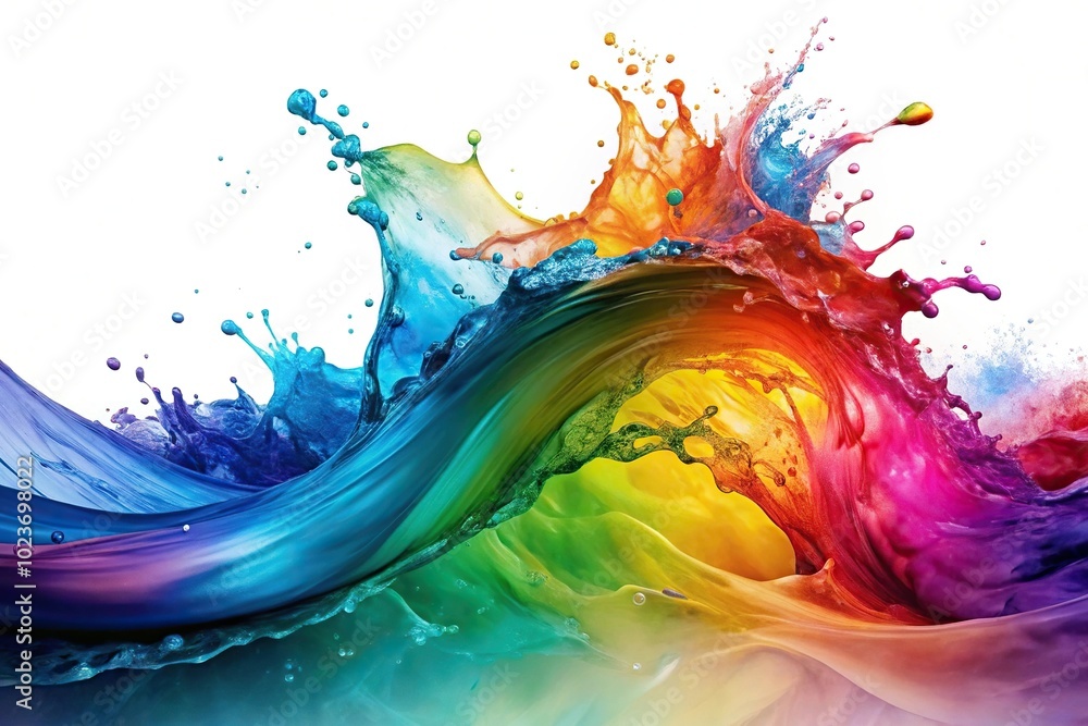 Abstract flowing watercolor background with a tilted angle Abstract flowing watercolor background with a tilted angle