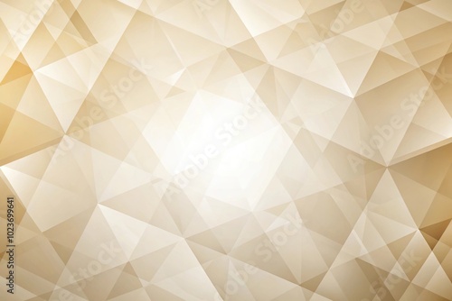 Abstract geometric beige background with low angle view