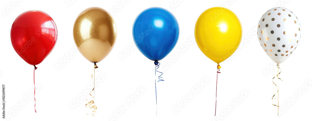 Balloon png cut out element set Balloon png cut out element set