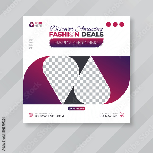 Top Fashion Modern Sale Post for Men's Clothing Deals