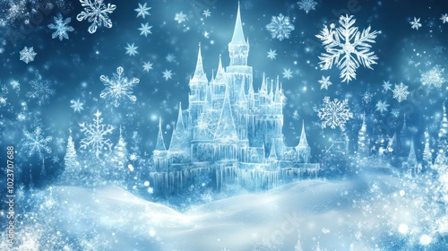 A Frozen Castle in a Winter Wonderland