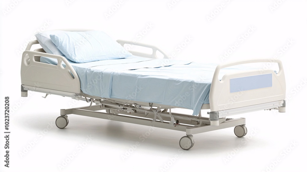 Hospital Bed with Clean Sheets Hospital Bed with Clean Sheets