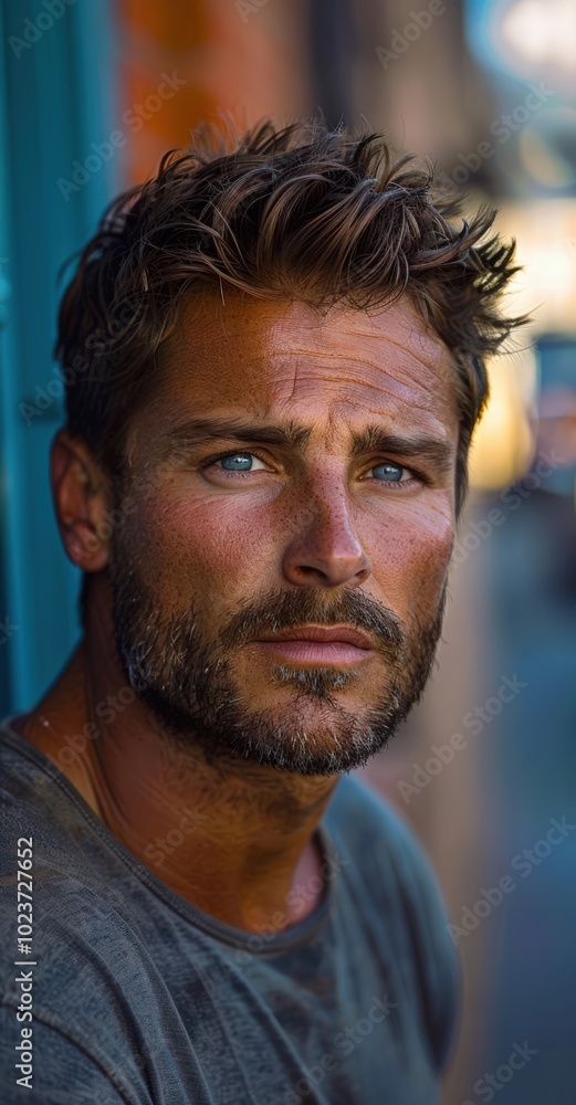 Fototapeta premium Portrait of a man.