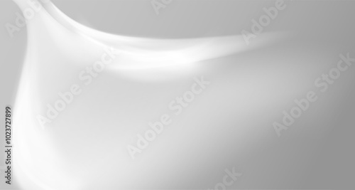 Glare from the sun's rays on the wall. Blurred shadows in the room. Soft overlay of natural light. Abstract background for product presentation.Natural light layout.