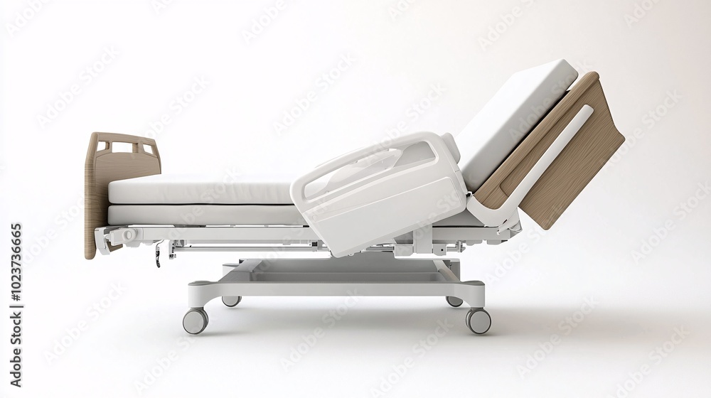 Hospital Bed with Adjustable Features Hospital Bed with Adjustable Features
