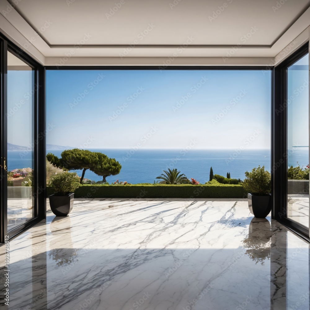 Fototapeta premium room with a view of the sea